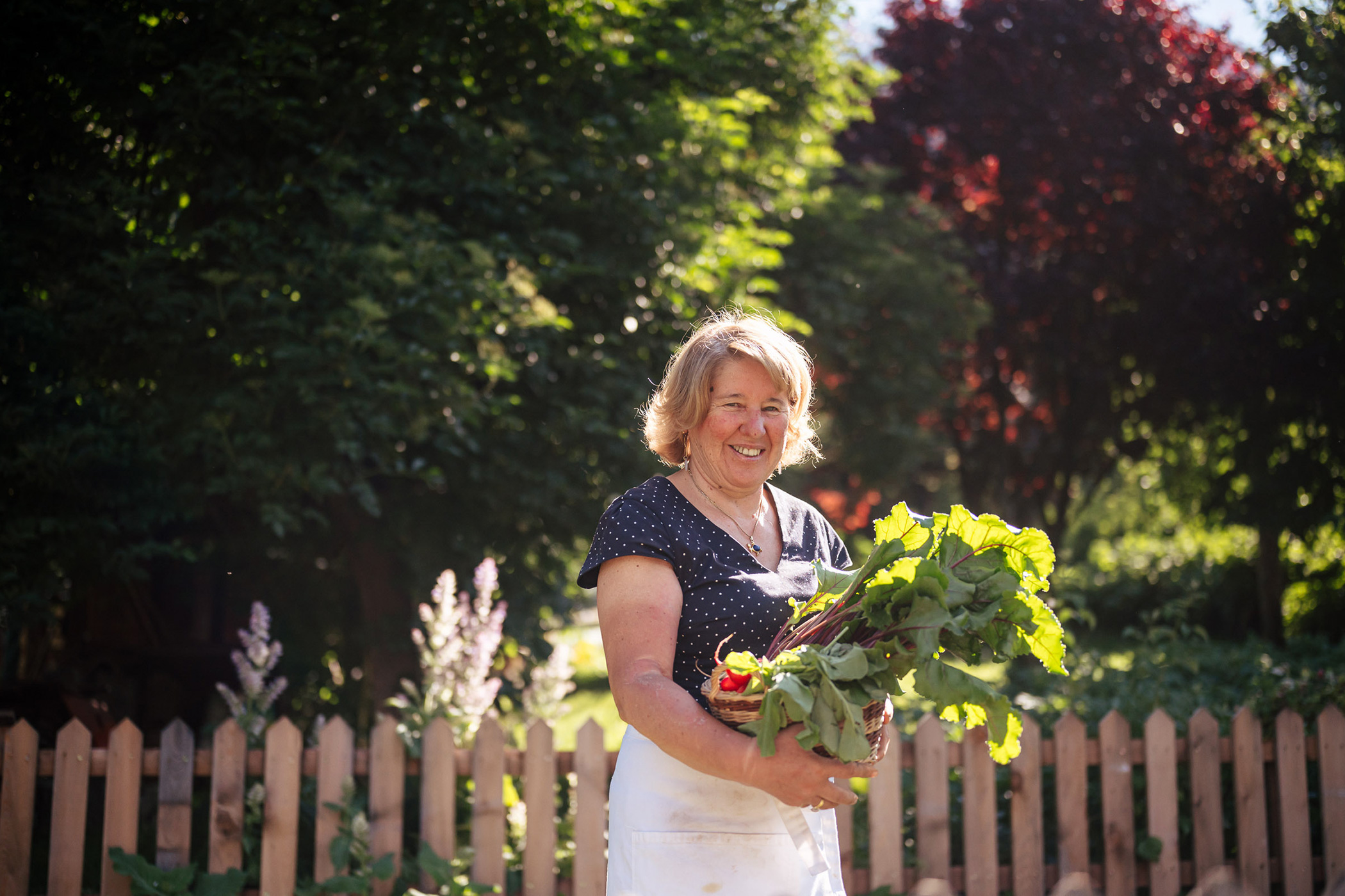 Helene in the garden