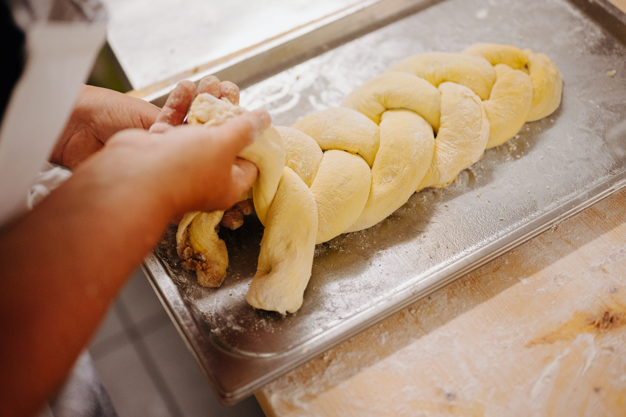 Homemade nut strudel